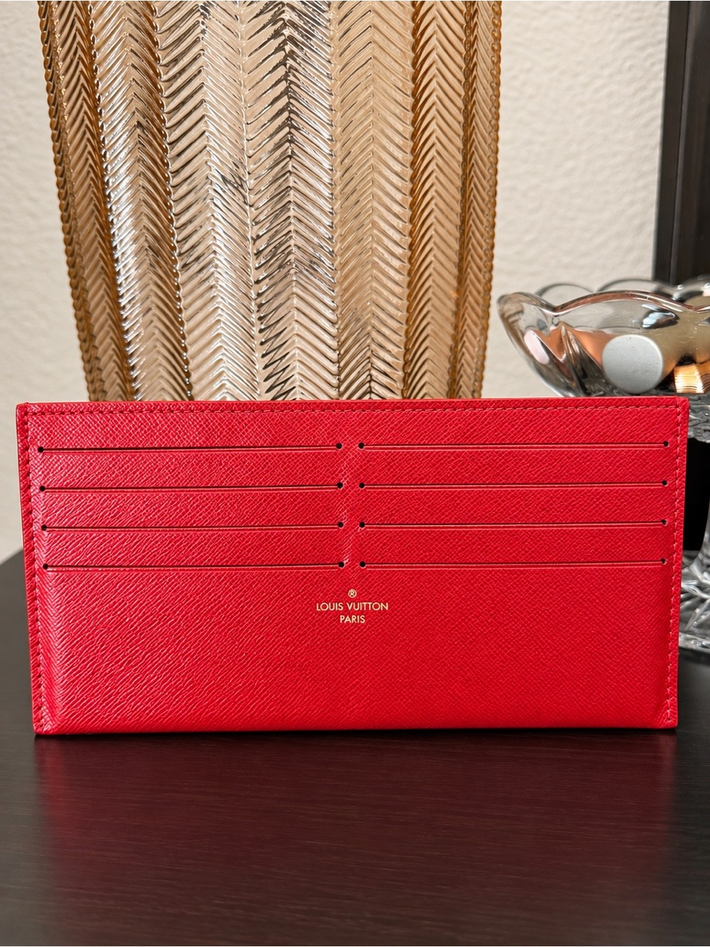 Pochette Felicie Card Insert - Red